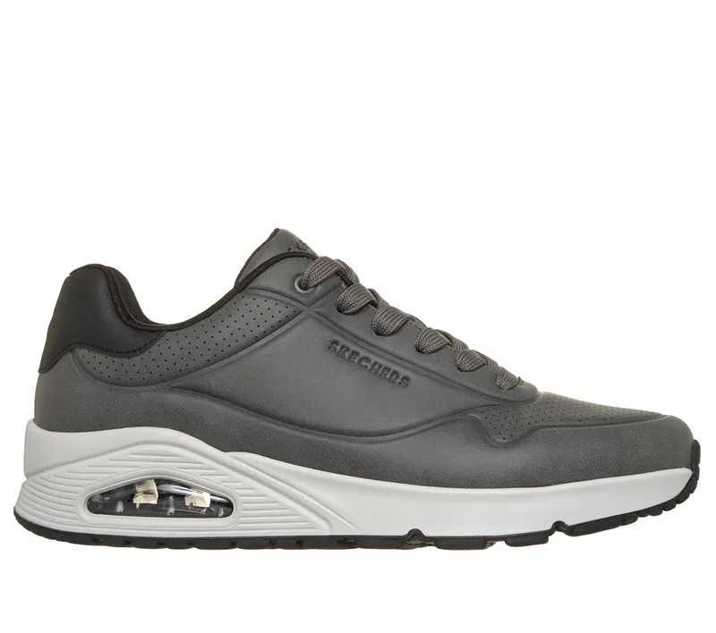 Skechers Uno “Vintage Steps Sneaker Grey” (183366CHAR)
