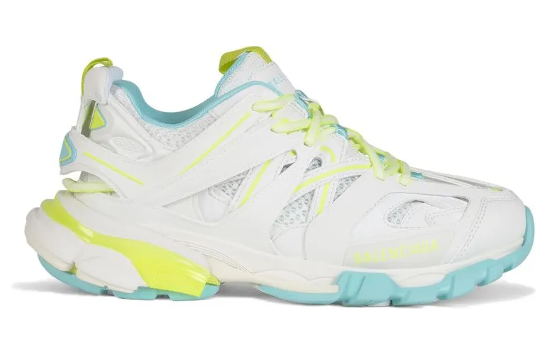 Balenciaga Track White Fluorescent Yellow Turquoise (542436W3AC69704)