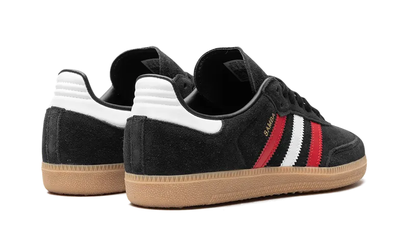 Adidas Samba OG “core black/better scarlet/GUM 3” (IG1824)
