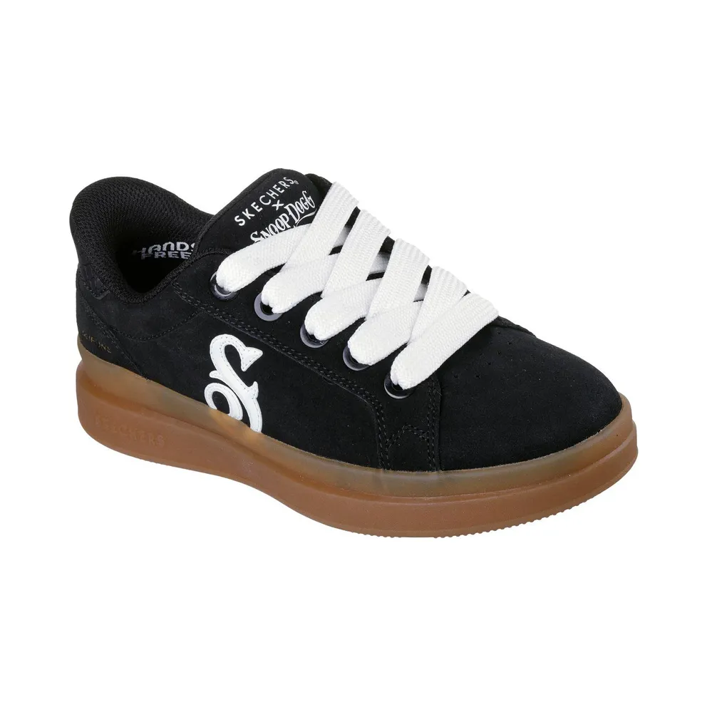 Skechers Slip-ins Snoop Dogg: Courtside – Cali Girlz – Black / White (186100 BKW)
