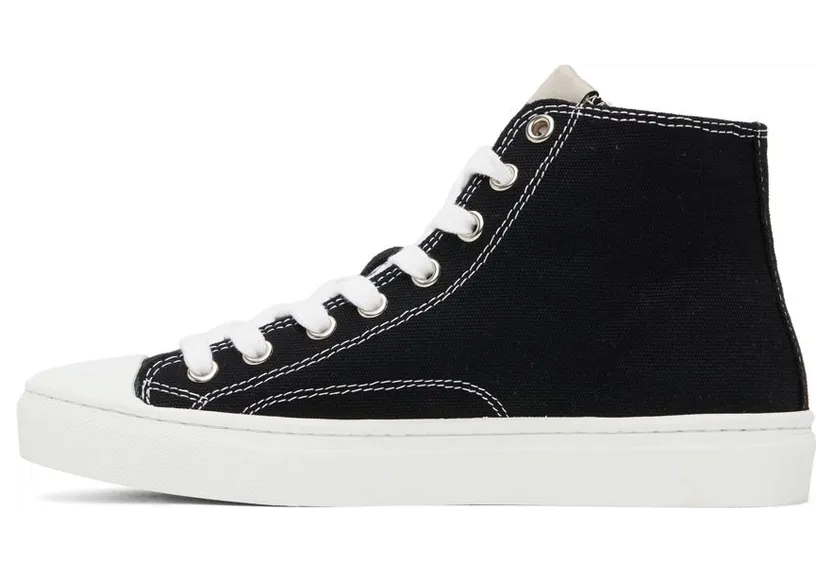 Vivienne Westwood Black Plimsoll High-Top Sneakers (75010001W-W0004-) (3)