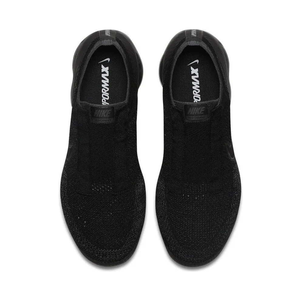 Nike Air VaporMax SE Laceless Triple Black Black/Black-Dark Grey (AQ0581-001)