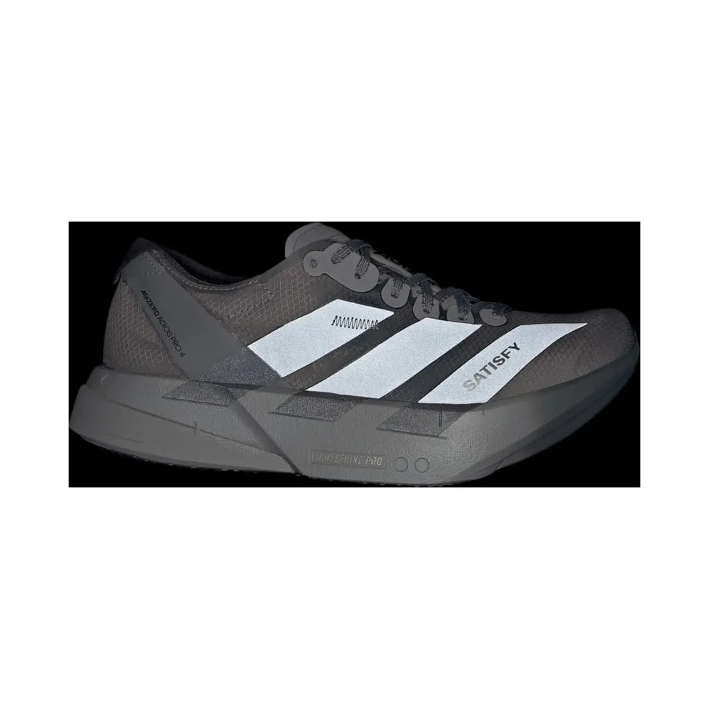 Adidas ADIZERO ADIOS PRO 4 SATISFY Core Black / Grey Five / Grey Three (KH8439)