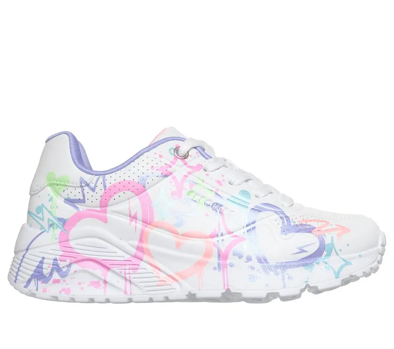 Skechers UNO Lite – Reigning Love Sneaker White
