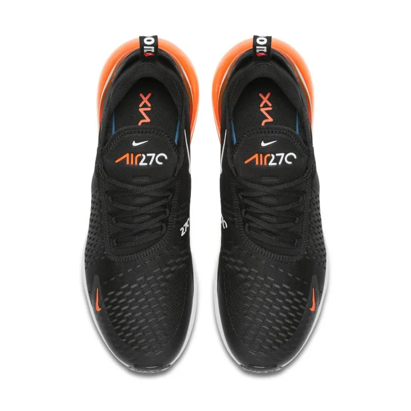 Nike Air Max 270 Black White Total Orange Black/White-Total Orange (AH8050-014)