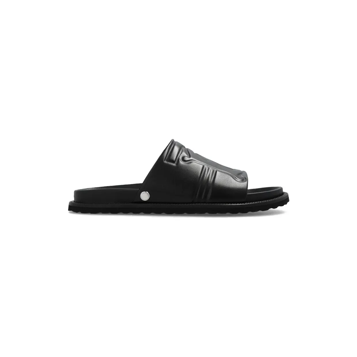 Burberry Thornton Leather Slides Black (8065467)