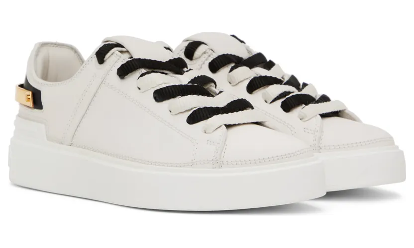 Balmain Off-White B-Court Sneakers (YN0VI711LTPR) (4)