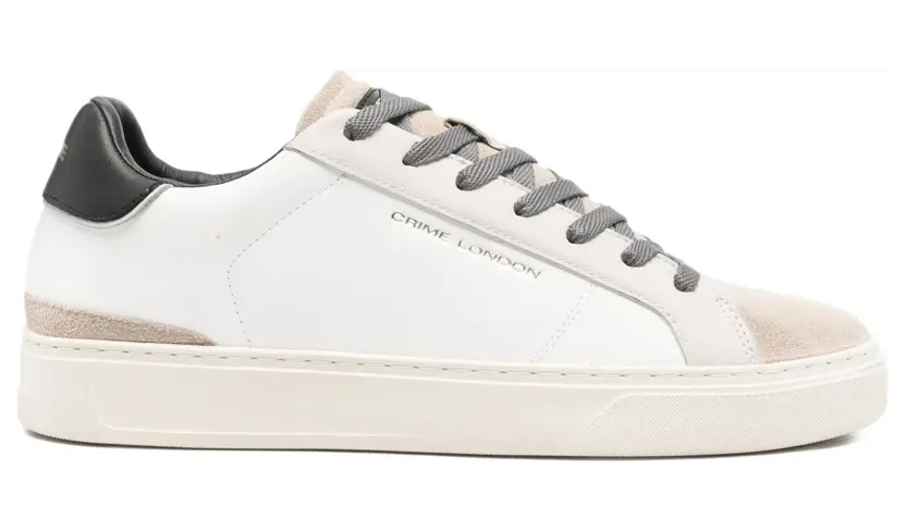 Crime London Sneakers aus Leder – Weiß (11703AA8)