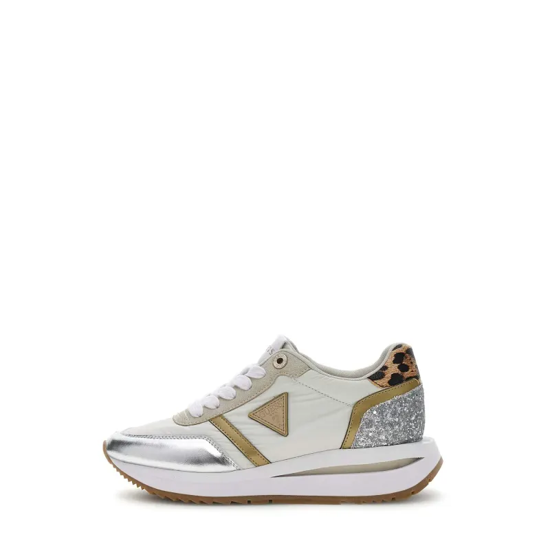 GUESS USA mit Leoparden-Einsatz – White (FLP2EGPEL12LEOPA)