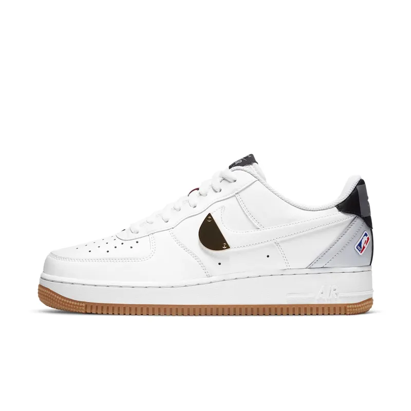 Nike Air Force 1 Low NBA White Grey Gum White/Pure Platinum-Cool Grey-White (CT2298-100)