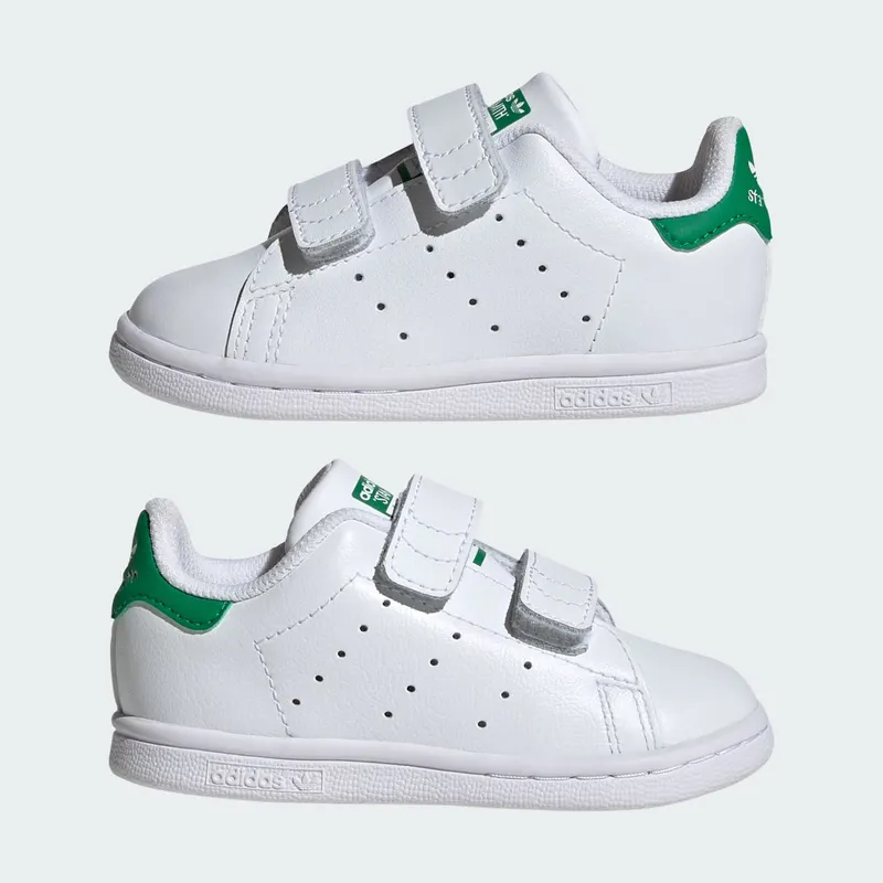 Adidas Stan Smith Comfort Closure Kids Cloud White / Cloud White / Green (JP9721)