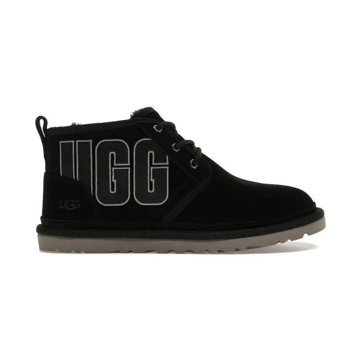 UGG Neumel Graphic Boot Black Grey Suede (1130715-BGSD)
