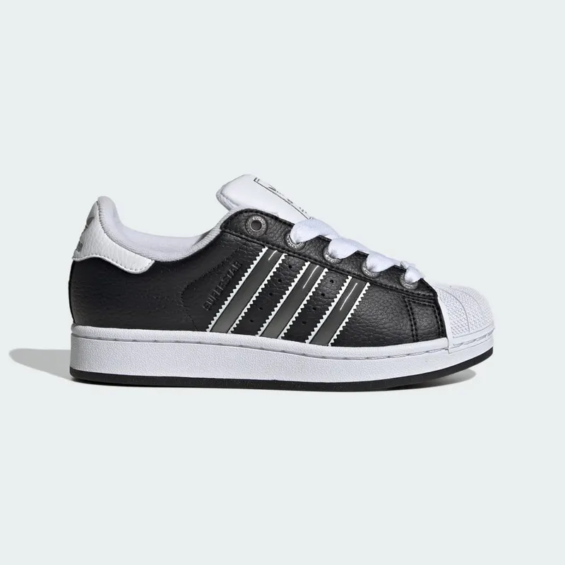 Adidas Superstar II Kids Core Black / Matte Silver / Cloud White (JQ0314)