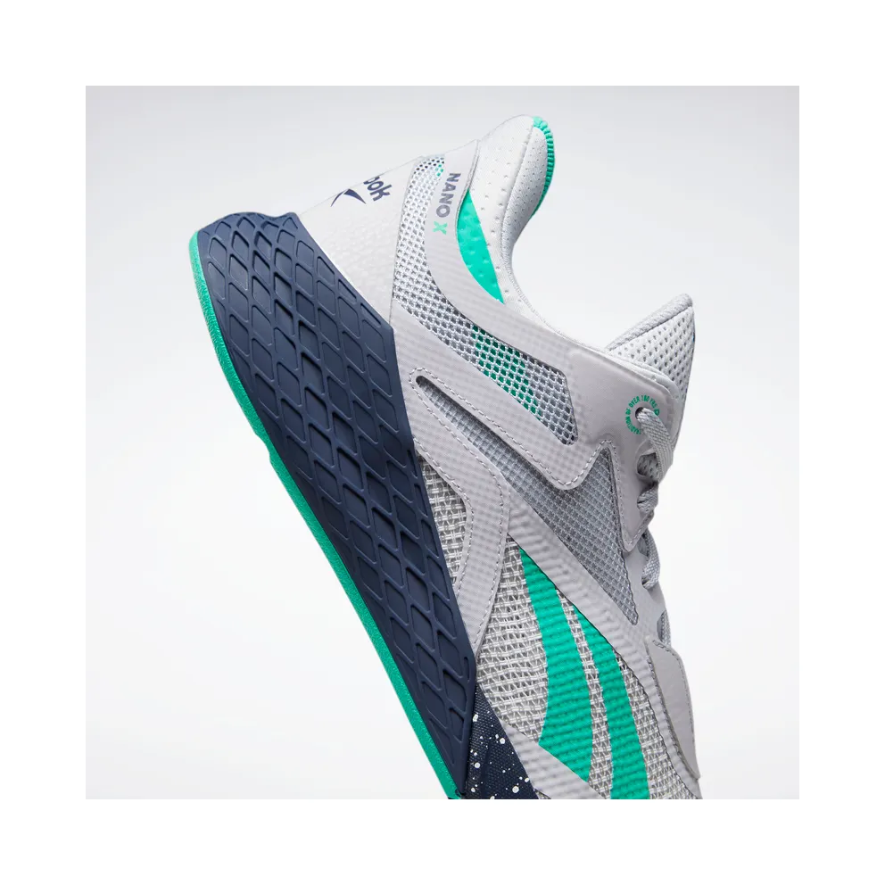 Reebok Nano X Shoes Cold Grey 2 / Vector Navy / White
