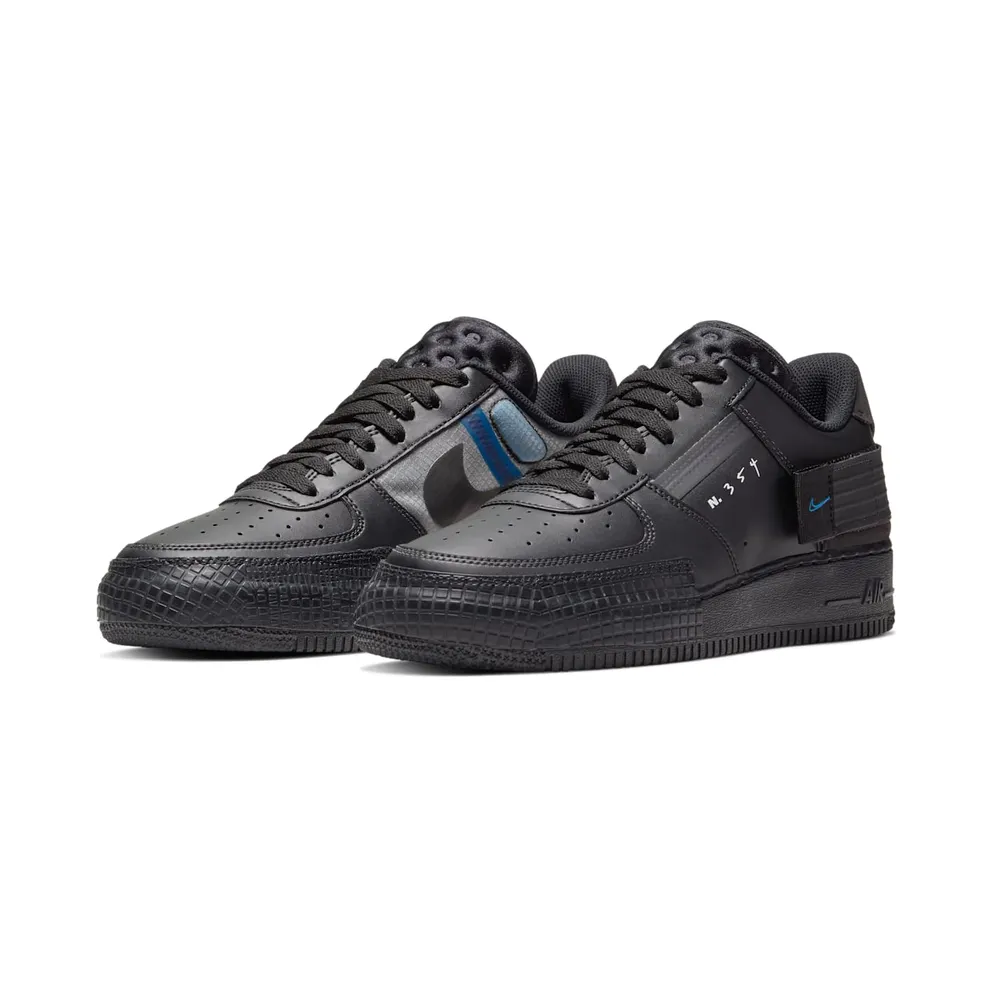 Nike Air Force AF 1 Low Type Triple Black (2019) (AT7859-001)