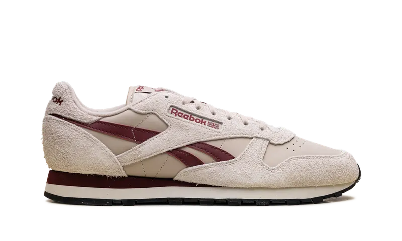 Reebok Classic Leather Shoes Modern Beige / Alabaster / Classic Burgundy (GY1525)