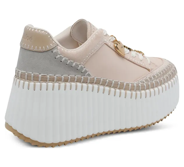 Chloé Nama Wedge “Neutrals/Grey” (26U02IWW 092) (4)