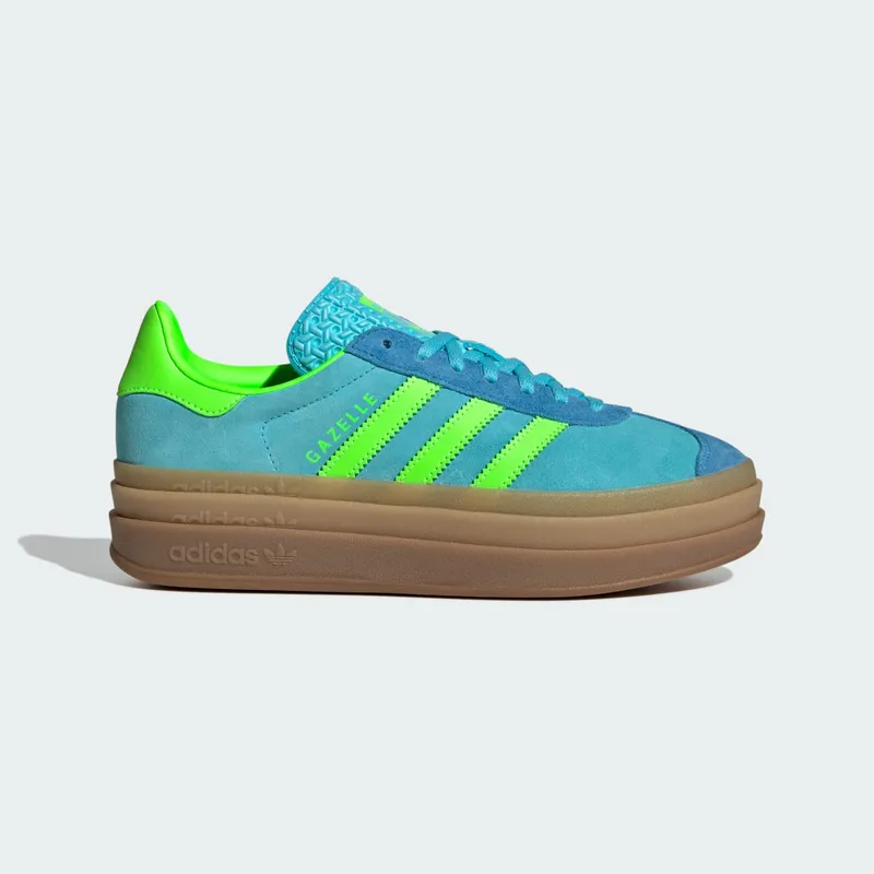 adidas Gazelle Bold Blue Glow Solar Green Bright Blue (JS3896)