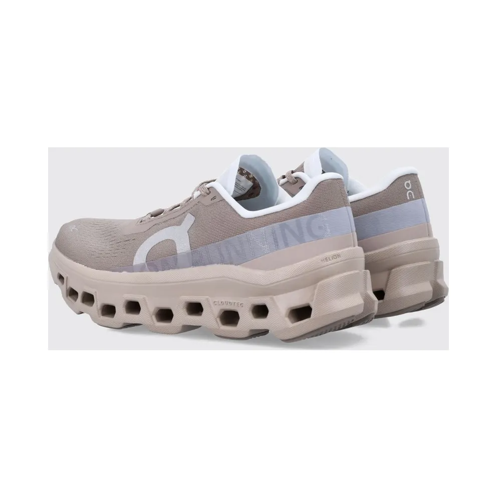 On Running Cloudmonster 1 Lightweight Recycled Technical Fabric Sneakers Ice (3WF30486055)