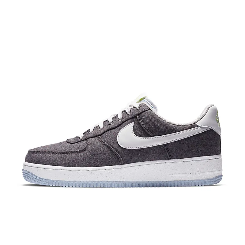 Nike Air Force 1 Low Recycled Canvas Iron Grey/White-Barely Volt (CN0866-002)