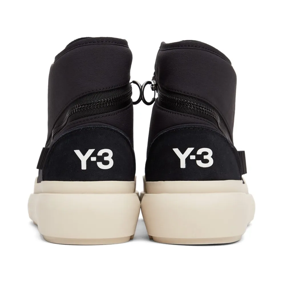 Adidas Y-3 Ajatu Court High Black / Black / Bliss (GW8618)