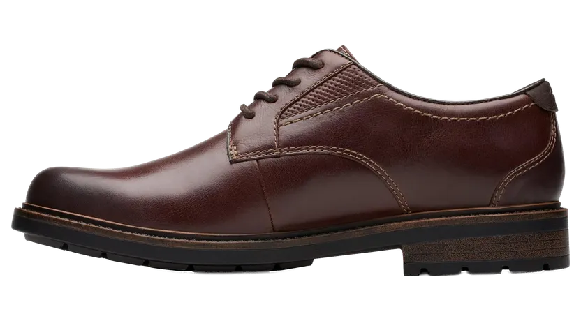 Clarks Un Shire Low “Brown Leather” (26174653)