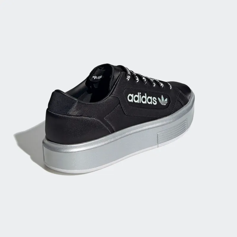 Adidas Sleek Super ‘Black’ Core Black/Silver Metallic/Dash Green (EG7881)