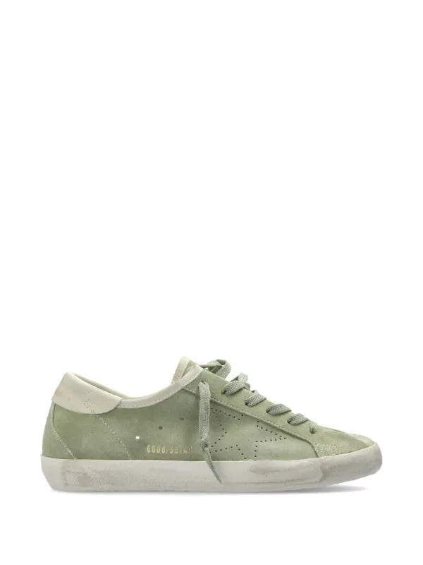 Golden Goose Super-Star Sneakers aus Wildleder – Green (GWF01077F008600)