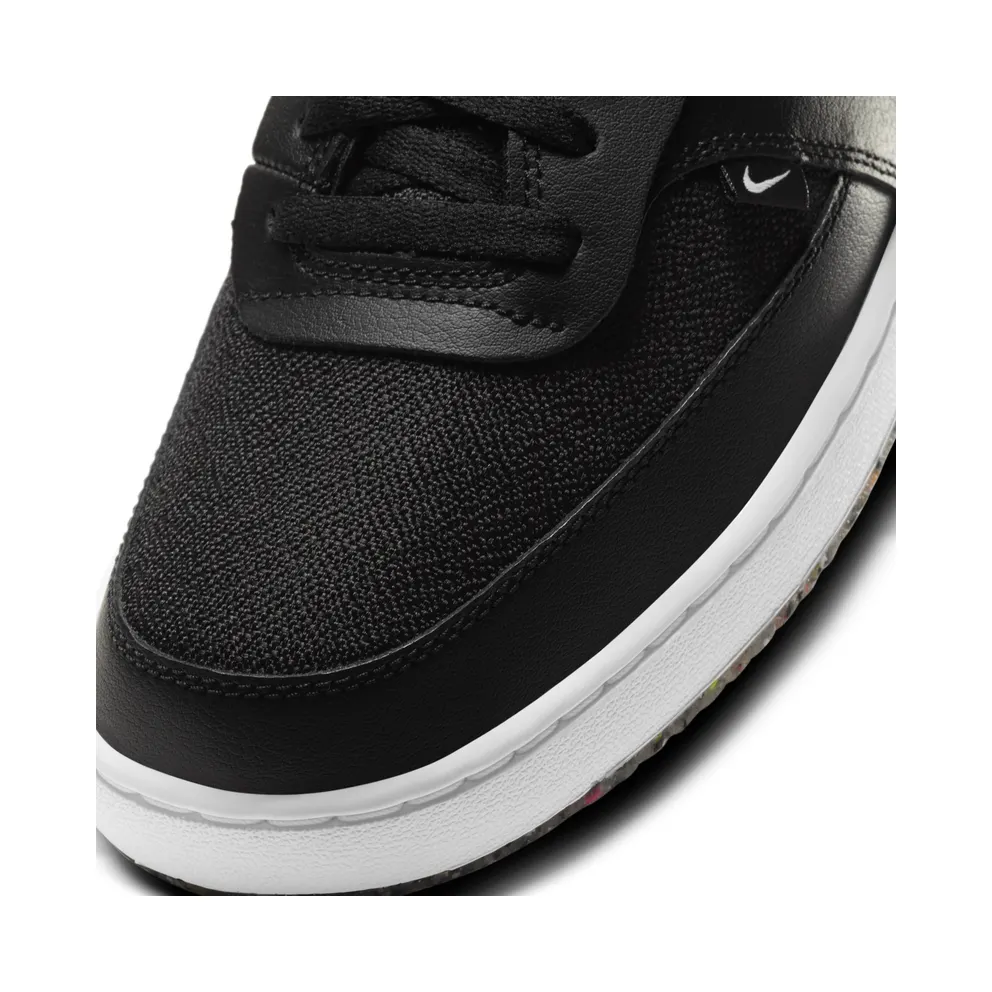 Nike Court Vision Low Premium “Black / Clear / Gum Light Brown” (DJ1974-001)