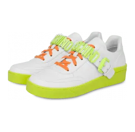 Moschino Sneakers Aus Kalbsleder Lettering Logo (POLMB15523G1EGAB100)