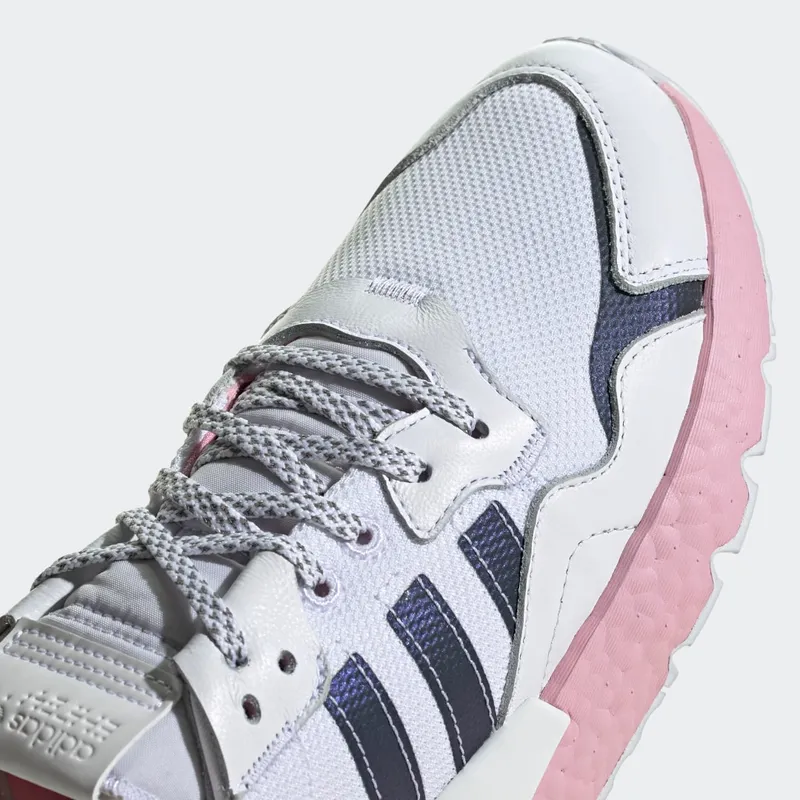 adidas Nite Jogger Cloud White True Pink (W) Cloud White/True Pink/Core Black (EG7942)
