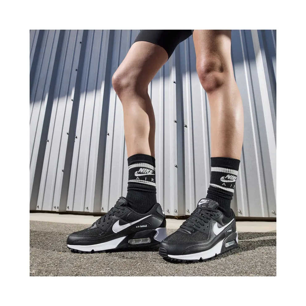 Nike Air Max 90 Black White (W) (DH8010-002)
