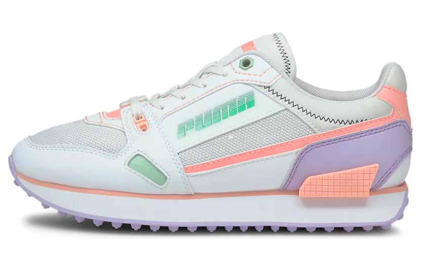 Puma Mile Rider Pastel Mix dames Wit/Roze (375077-01)