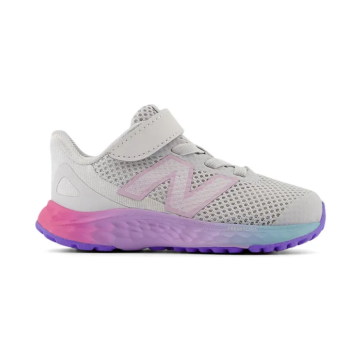 New Balance Fresh Foam Arishi v4 Bungee Lace Grey Matter Mid Century Pink Lilac Glo (IAARIGR4)