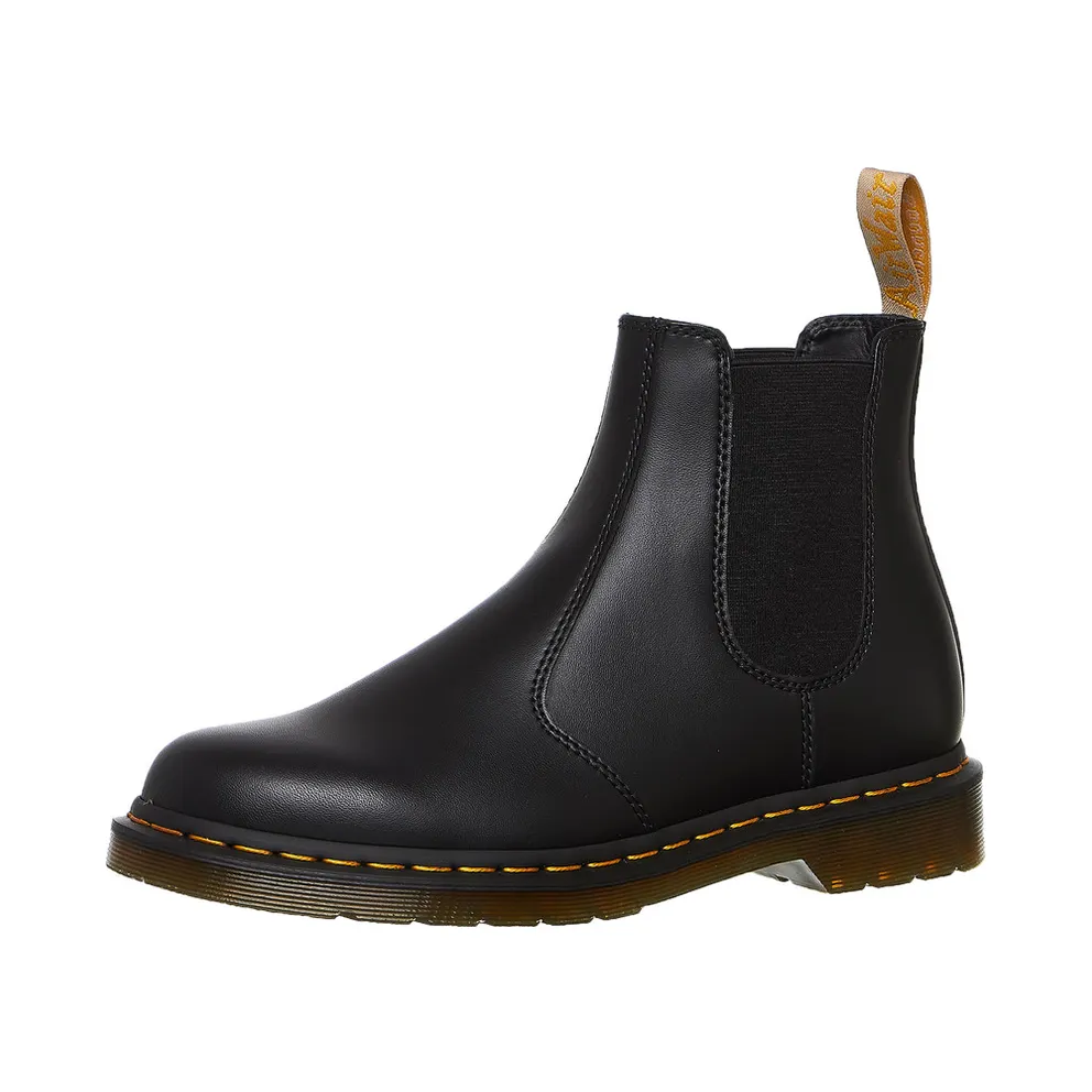 Dr. Martens Vegan 2976 Chelsea Boots Black Felix Rub Off (21456001)