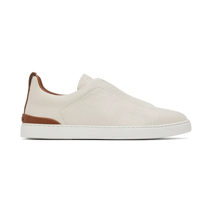 ZEGNA Black Triple Stitch™ Low-Top Sneakers (LHCVO-S4667Z)