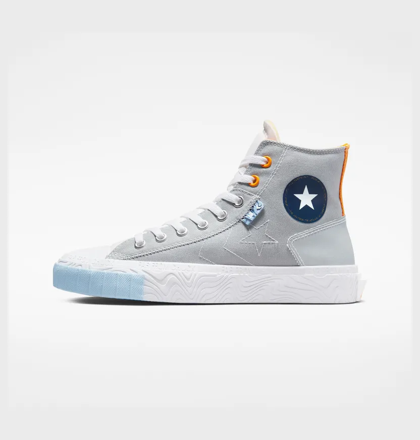 Converse Chuck Taylor Alt Star Reflective Shine Ash Stone/wit/sun Ray