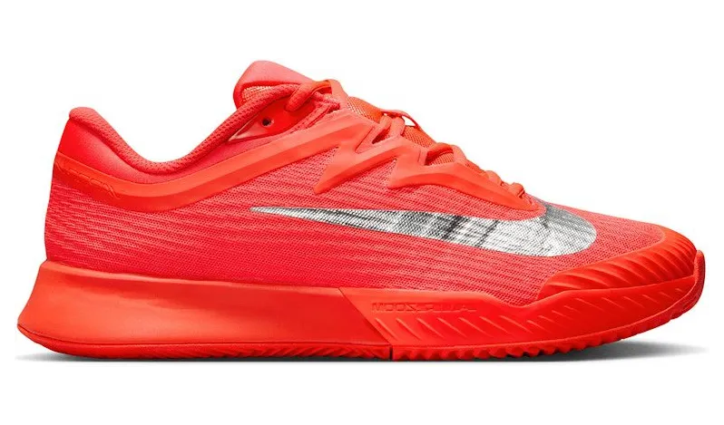Nike Court Air Zoom Vapor Pro 3 Premium Clay Bright Crimson Metallic Silver (HQ6033-600)