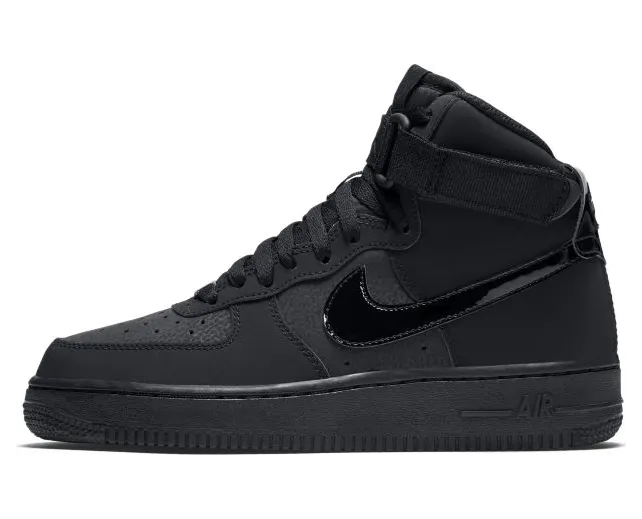Nike Air Force 1 High Triple Black (GS)