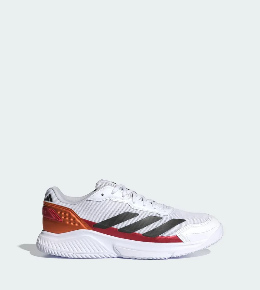 Adidas Courtquick Padel Cloud White / Core Black / Lucid Orange (JR4648)
