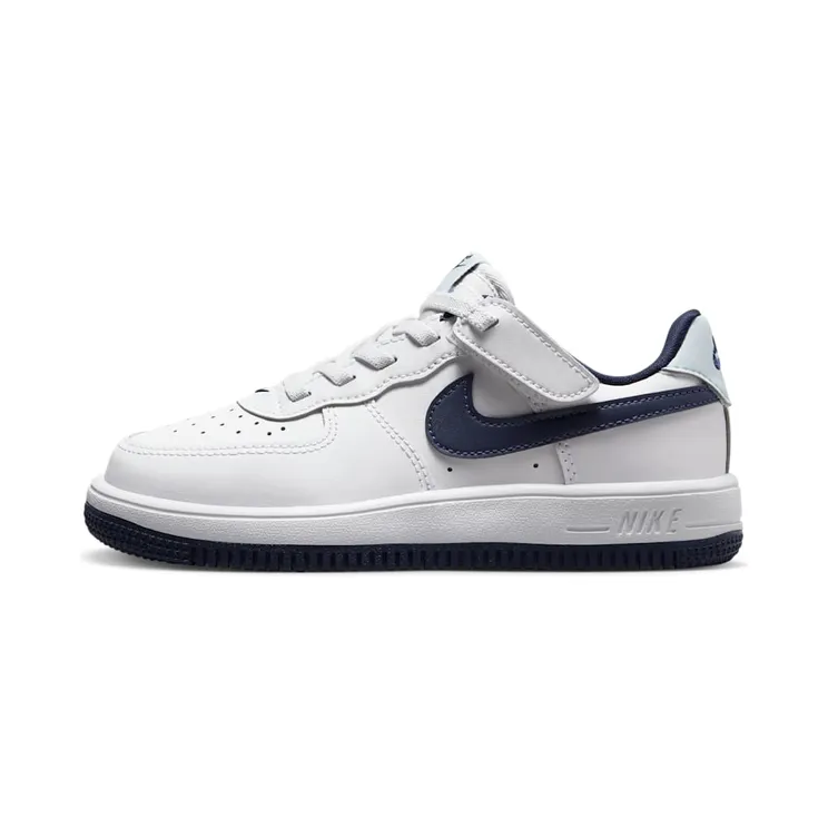 Nike Force 1 Low EasyOn PS “White / Football Grey / Midnight Navy” (FN0237-104)