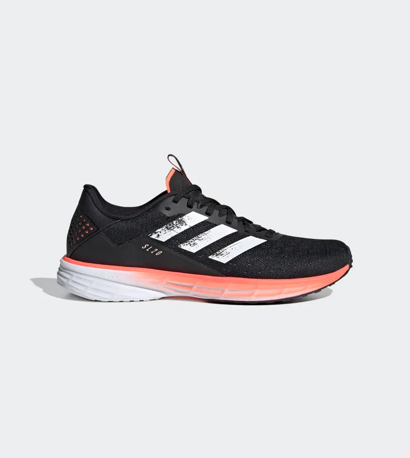 adidas SL20 Core Black / Cloud White / Signal Coral (EG2045)