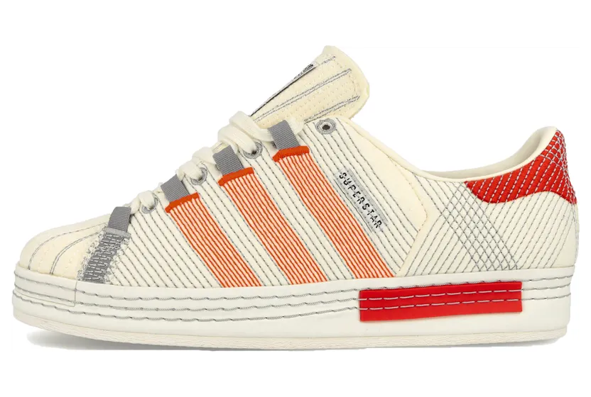 Adidas Craig Green x Superstar ‘Off White Bright Red’ Off White/Bright Red/Grey Three (FY5711)