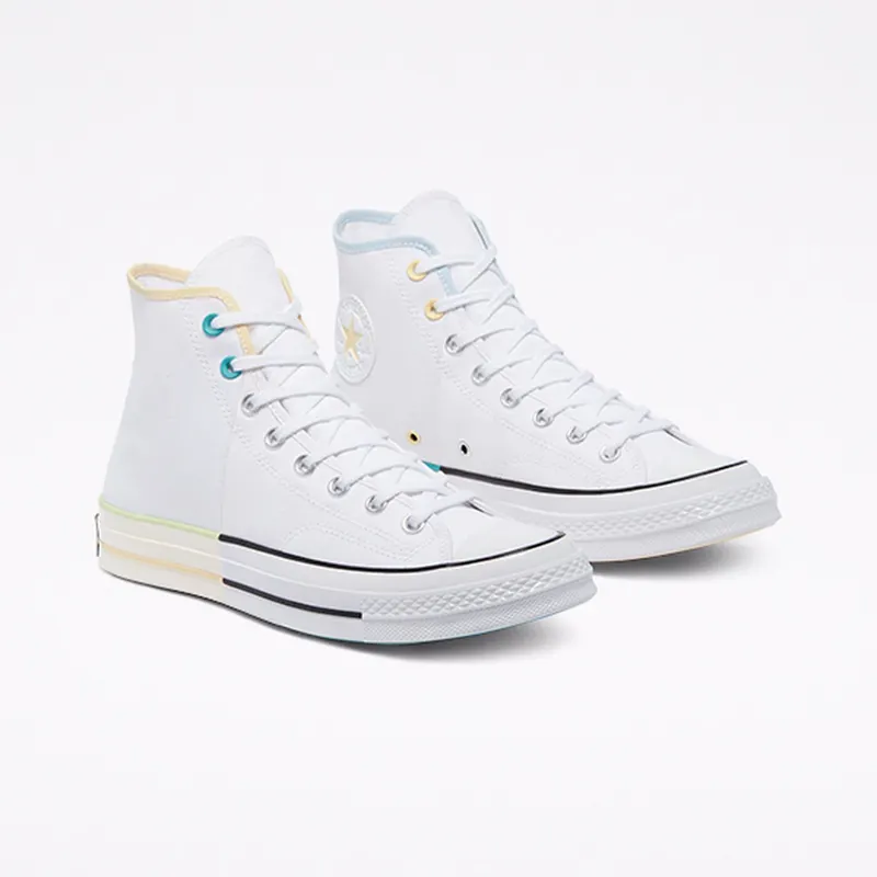 Converse White Pack Chuck 70 High Top White/chambray Blue/banana Cak (171179C)