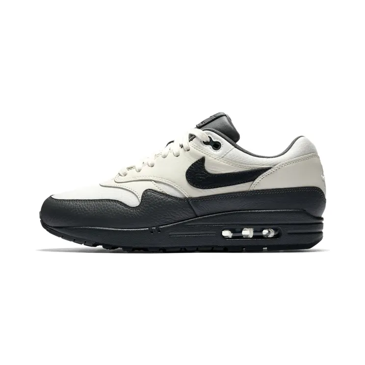 Nike Air Max 1 Premium PRM Sail/Dark Obsidian-Dark Grey (875844-100)
