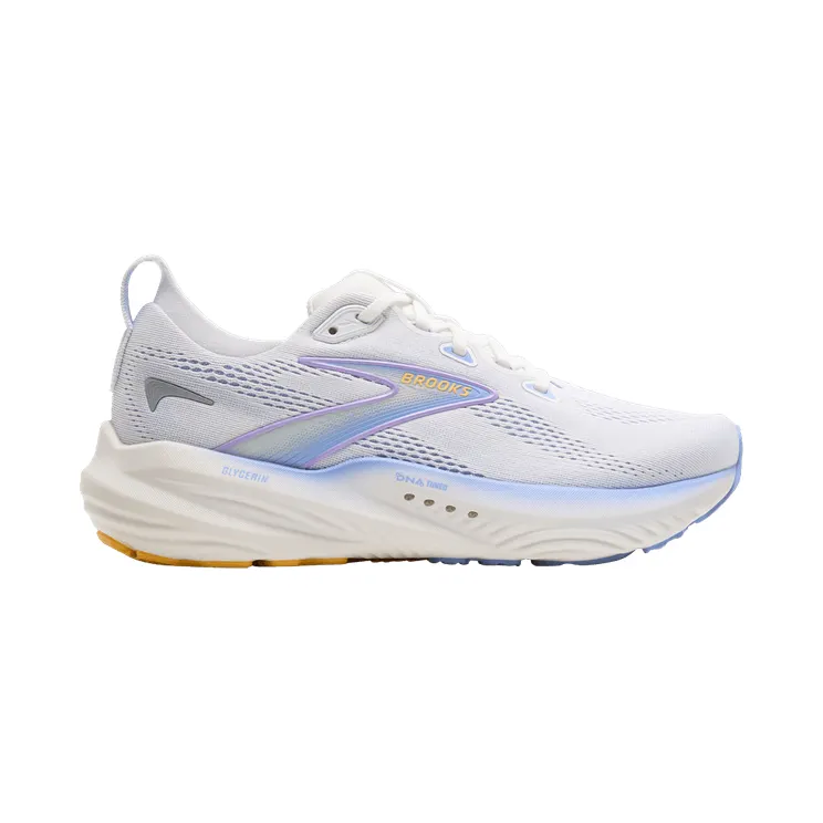 Brooks Glycerin White / Blue Heron / Apricot (120434-1B-137)