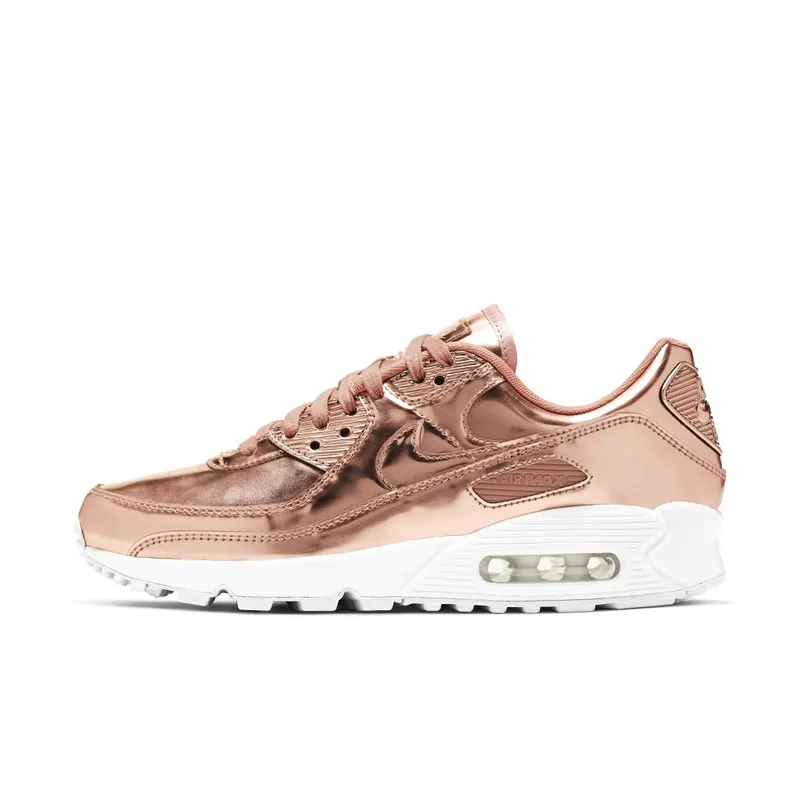 Nike Womens Air Max 90 ‘Metallic Pack’ Rose Gold (2020) (CQ6639-600)