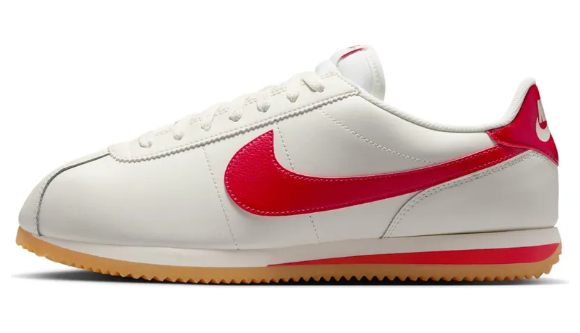 Nike Cortez Leather Sail Gum Yellow University Red (DM4044-110)