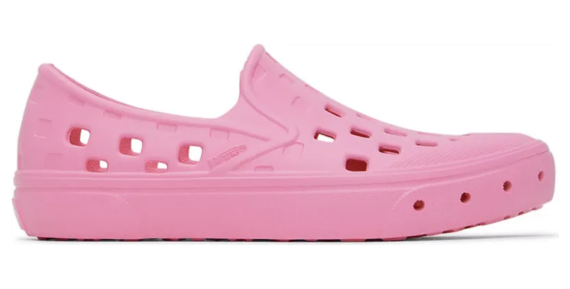 Vans Kids Pink Slip-On TRK Little Kids Sneakers (VN0A4UVIASC1)