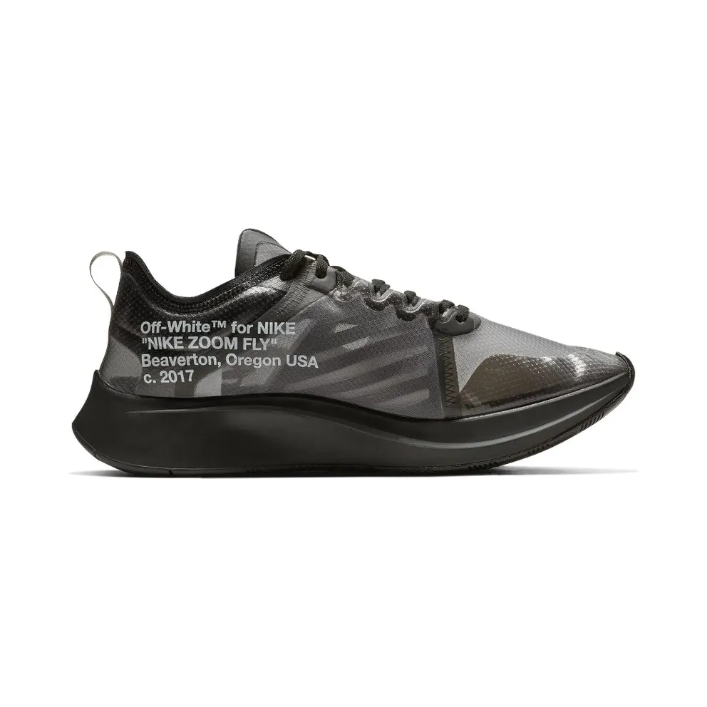 Nike x Off White Zoom Fly SP Black (2018) (AJ4588-001)